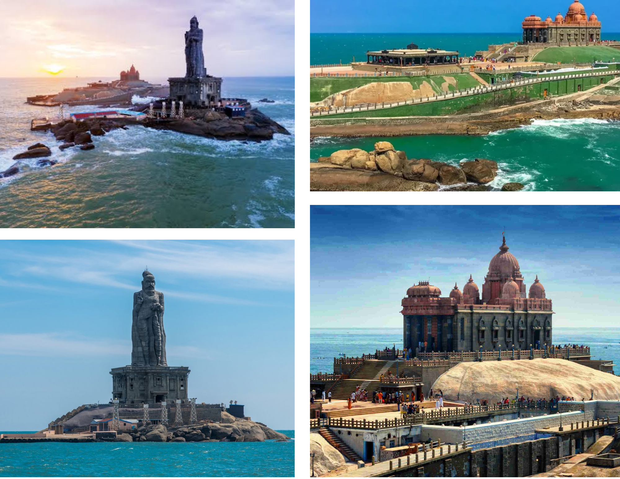 Kanyakumari taxi tour from Kerala – visit sunrise point and Vivekananda rock